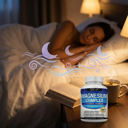Magnesium Complex 8 en 1, Contiene 90 Cápsulas